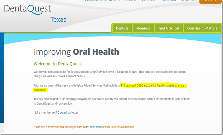 What dental services does Dentaquest provide?